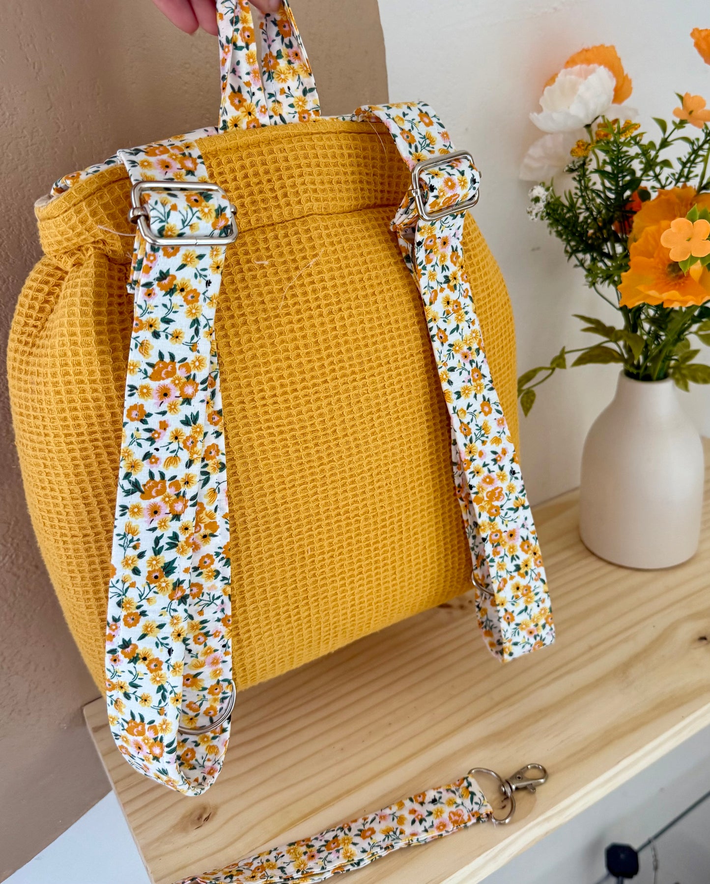 Sac à Dos Fleur Jaune 🌼