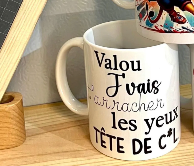 Tasse J'vais t'...