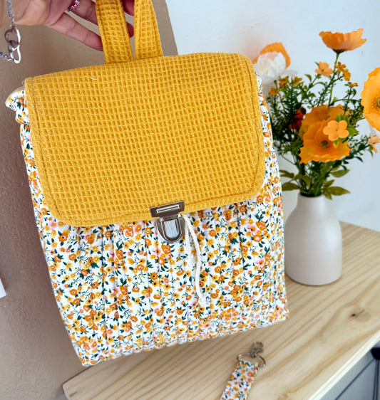 Sac à dos Fleuris Matelassé 🌻