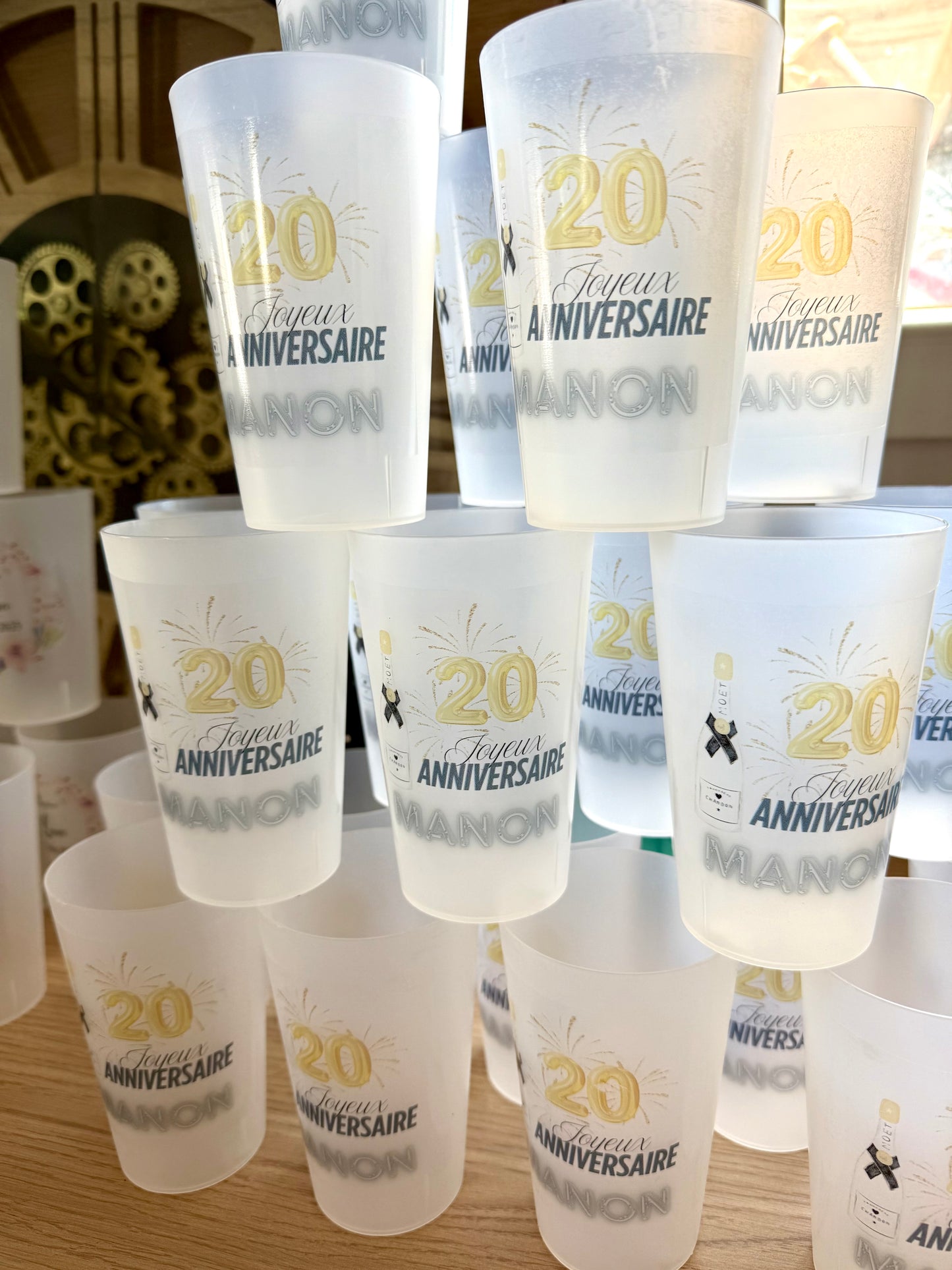 Verres personnalisées