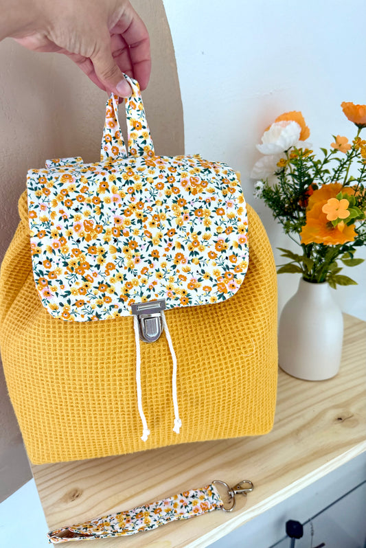 Sac à Dos Fleur Jaune 🌼
