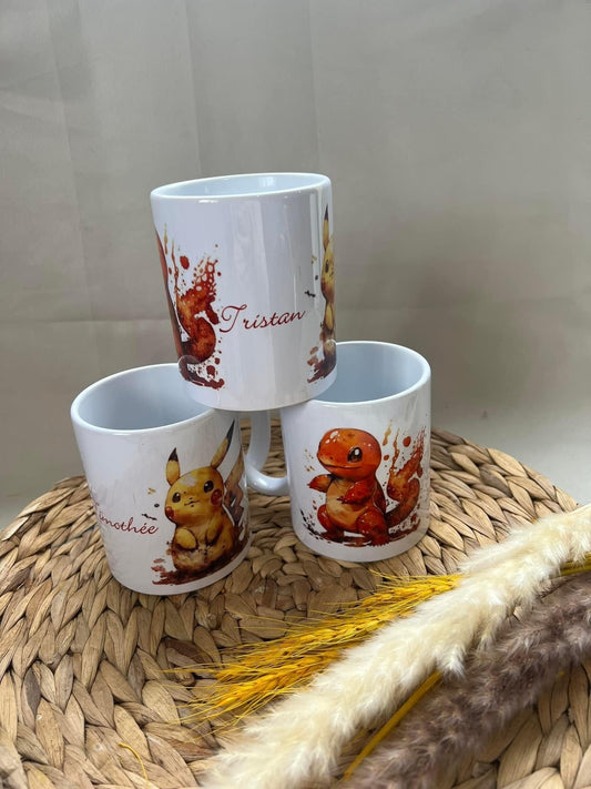 Tasse Pokémon / tasse / Mug Pokémon / Mug / Mug personnalisé / cadeau enfant / cadeau personnalisé / Original / Unique / Salamech / Pikachu